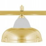Лампа на пять плафонов &quot;Crown&quot; (золотистая штанга, золотистый плафон D38см)