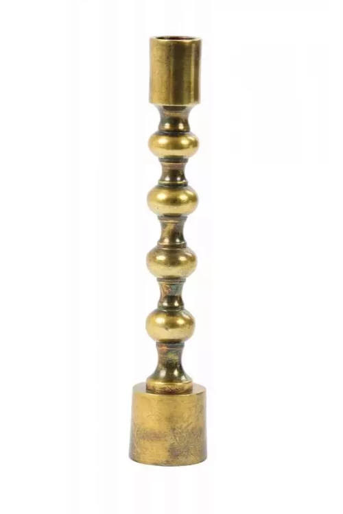 Подсвечник Candle holder Ø4,5x24 cm BABIMO antique bronze 6036918