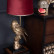 Настольная лампа с бюро Соколиная охота с абажуром Тюссо Рубивайн