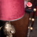 Настольная лампа с бюро Соколиная охота с абажуром Тюссо Рубивайн