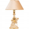 Настольная лампа Путти Айвори с абажуром №38 Абрикос