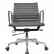 Кресло Eames Ribbed Office Chair EA 117 кожа графит
