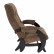 Кресло-глайдер Модель 68 Ткань ультра шоколад, каркас венге