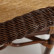 Комплект обеденный "ANDREA GRAND" (стол со стеклом+6 кресел+ подушки) Pecan Washed (античн. орех), Ткань рубчик, цвет кремовый