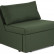 Кресло для отдыха Такка тёмно-зелёный, ткань рогожка