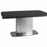 Стол обеденный Signal MONCLER Ceramic 160 раскладной (Sahara Noir черный/сталь)