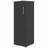 Шкаф колонка с глухой средней дверью и топом FMC 40.1(L) Черный графит/Черный графит 404х429х1213