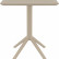 Стол пластиковый складной Siesta Contract Sky Folding Table 60