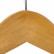 Вешалки-плечики, размер 48-50, КОМПЛЕКТ 5шт, деревянная, перекладина, цвет сосна, BRABIX «Стандарт», 601159