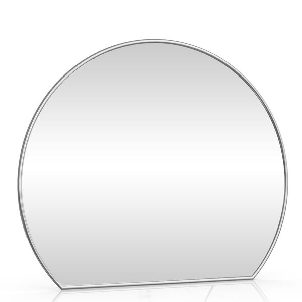 Зеркало 323Ш серебро, ШхВ 70х60 см., зеркало для ванной комнаты