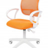 Офисное кресло Chairman   450 LT    Россия    белый пластик TW-16/TW-66  оранжевый