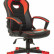 Кресло игровое Zombie GAME 16 черный/красный текстиль/эко.кожа крестовина пластик