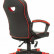 Кресло игровое Zombie GAME 16 черный/красный текстиль/эко.кожа крестовина пластик