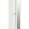 Шкаф Монблан МБ-21, комбинированный (с зеркалом) мдф мат Белое дерево