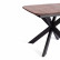 Стол обеденный раскладной Calipso OAK Массив дуба и ольхи/опоры металл, 100+40х75х75,5см, Дуб Антик/черный