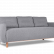 Трехместный диван Parpi 2080х770 h710 Букле Sire  258-12 (серый)