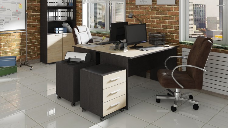 Набор офисной мебели для кабинета руководителя №6 «Успех-2» ГН-184.006
