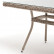 Плетеный стол "Латте" из искусственного ротанга 200х90см, цвет бежевый