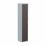 Шкаф колонка с глухой малой и средней дверьми СУ-1.8(L) Венге Магия/Металлик 406*365*1975 IMAGO