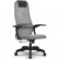 Кресло для руководителя Метта SU-BU158-8 PL светло-серый, сетка/ткань, крестовина пластик