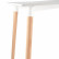 Стол Stool Group Oslo Rectangle WT белый, столешница МДФ, деревянные ножки
