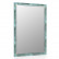 Зеркало 119НС малахит, греческий орнамент, ШхВ 55х80 см., зеркала для офиса, прихожих и ванных комнат, горизонтальное или вертикальное крепление