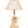 Настольная лампа Путти Айвори с абажуром №38 Молоко