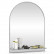 Зеркало 330Ш серебро, ШхВ 60х80 см., зеркало для ванной комнаты, с полкой
