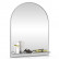 Зеркало 330Ш серебро, ШхВ 60х80 см., зеркало для ванной комнаты, с полкой