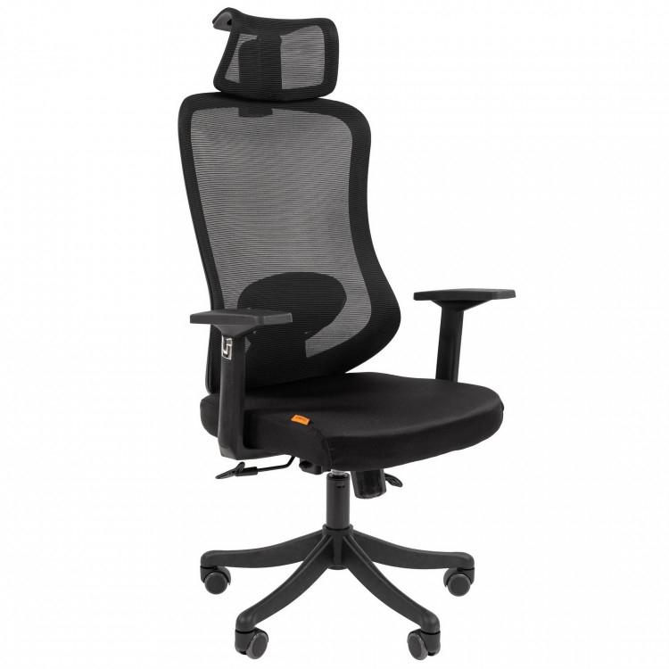 Офисное кресло Chairman CH563 черный пластик, черный