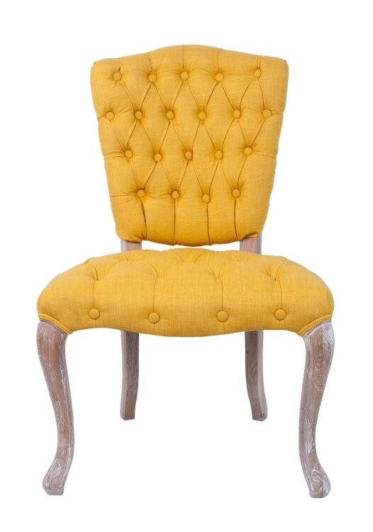 Интерьерные стулья Gamila yellow