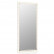 Зеркало 119С белый, орнамент цветок, ШхВ 45х100 см., зеркала для офиса, прихожих и ванных комнат, горизонтальное или вертикальное крепление