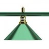 Лампа на пять плафонов &quot;Allgreen&quot; (зелёная штанга, зелёный плафон D35см)