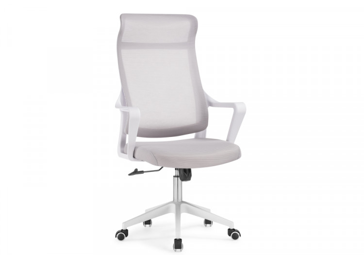 Компьютерное кресло Мебель Китая Rino light gray / white