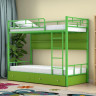 Двухъярусная кровать Ницца Зеленый ящики полка Зеленый