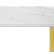 Керамический стол Notta - собственное производство Селена 1 180х90х77 белый мрамор / золото
