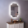 Фигурное зеркало с подсветкой Verano Extra
