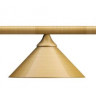 Лампа на три плафона &quot;Elegance&quot; (матово-бронзовая штанга, матово-бронзовый плафон D35см)