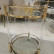 Стол сервировочный Моника MH14DC, 54х54х88 см,золото