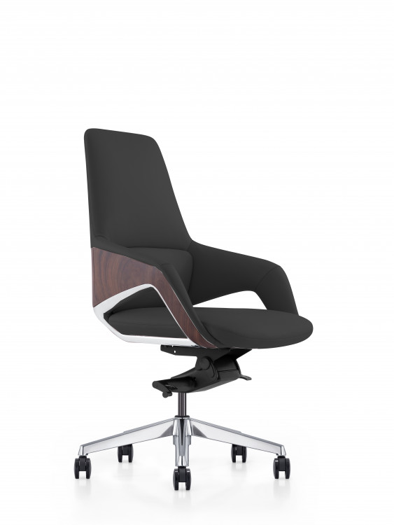 Кресло для руководителя Шопен LB FK 0005-B black leather