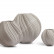 Кашпо TREEZ Effectory - Dune - Сферическая Дизайн-ваза - Белый песок 41.33-16-23-108-BE-30