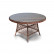 Плетеный круглый стол "Эспрессо" из искусственного ротанга, цвет коричневый
