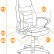 Кресло INTER кож/зам/флок/ткань, серый/металлик, C-36/29/TW-12