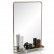 Зеркало 32Р2 золото, ШхВ 40х60 см., зеркало для ванной комнаты, с полкой
