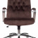 Кресло руководителя Бюрократ T-9928SL, обивка: ткань, цвет: коричневый (T-9928SL/FABR/BROWN)