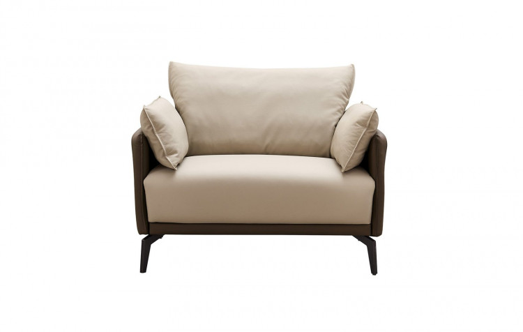 Кресло ELEGANTE NAPPA ELSF015 бежевый 6615-коричневый