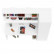 Мори Стол письменный МСП1200.1 + Пенал МШ400.1 + Полка 1200, цвет белый, ШхГхВ 160,8х50,4х209,6 см., универсальная сборка