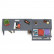 Мори Стол письменный МСП1200.1 + Комод МК800.1, цвет графит, ШхГхВ 200,8х50х76,6 см., универсальная сборка