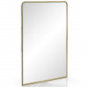 Зеркало 33Р2 золото, ШхВ 40х60 см., зеркало для ванной комнаты