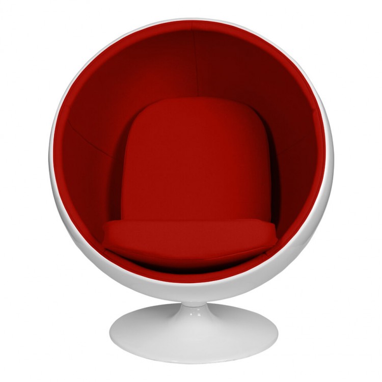 Кресло Eero Aarnio Ball Chair красная ткань